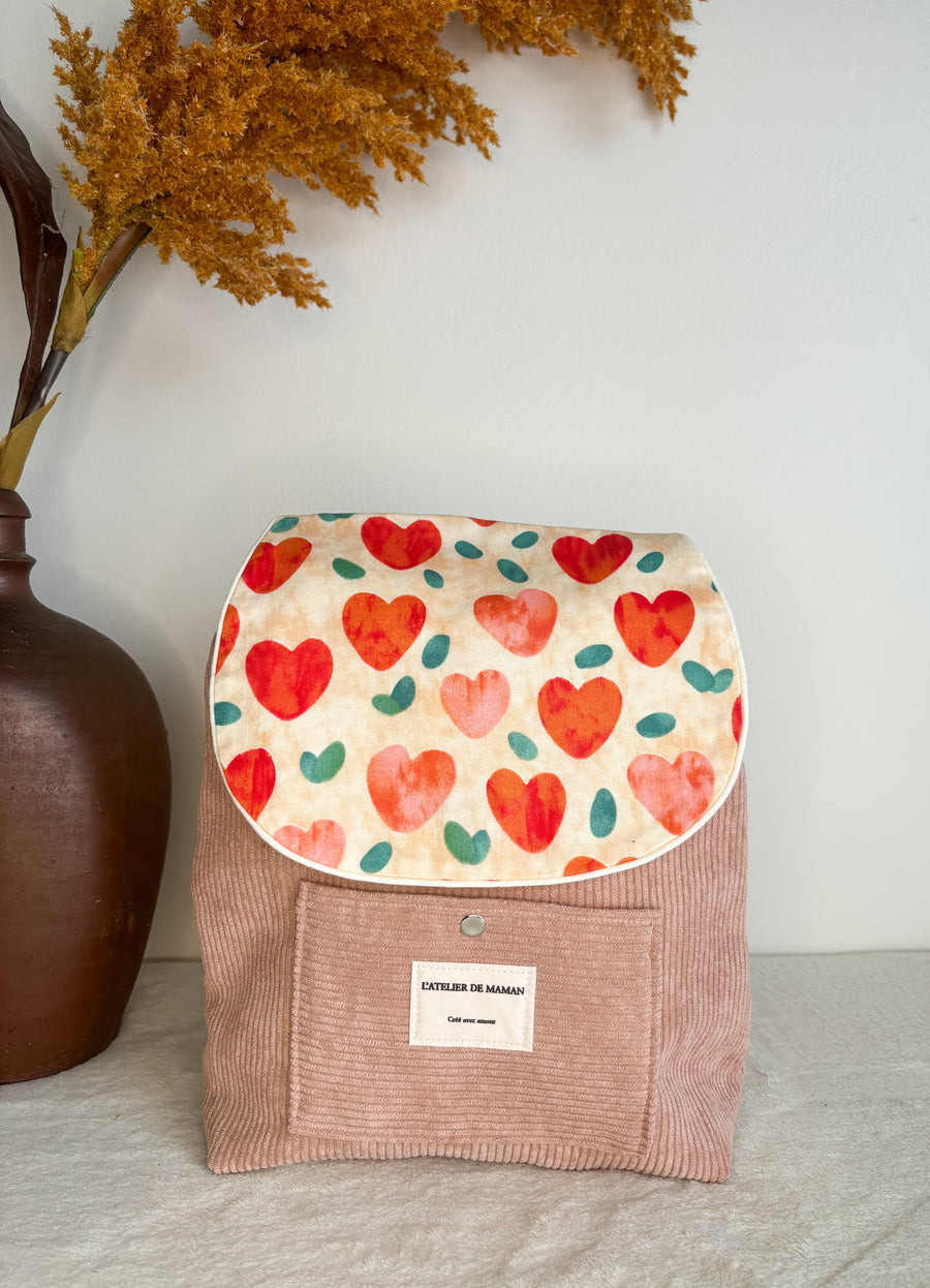 Sac à dos cœurs