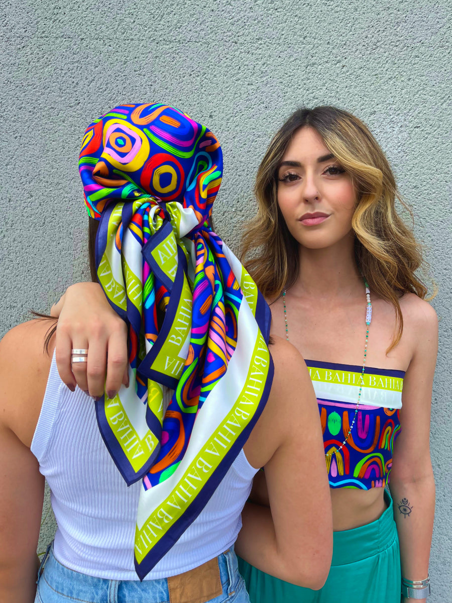 Foulard en soie Zina